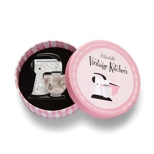 Erstwilder Vintage Kitchen Brooch Spin Me Right Round